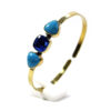 Blue gemstones bracelet